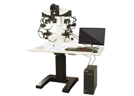 Tragbares Lcd Digital Mikroskop 2X Trinocular Trinocular WF20X motorisierte Mikroskop-Stadium