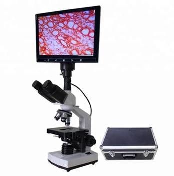 Feld-Mikroskop-Biologie-Diskussion der LCD-Mikroskopie-Biologie-Diskussions-WF10X 400X helle
