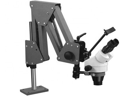 Stereo-Beleuchtungs-Juweliere Diamond Setting Microscopes 45X LED setzen Mikroskop auf die Bank