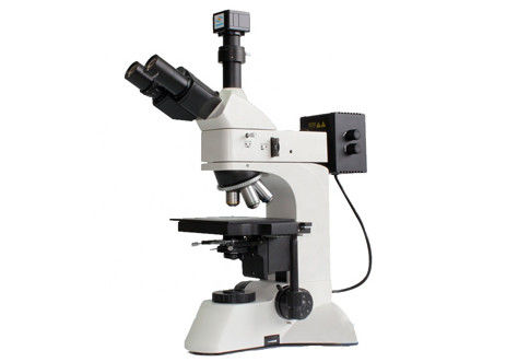 Optisches Polarisationsmikroskop WF10X 5X 50X DICs reflektierte Mikroskop-Lichtquelle