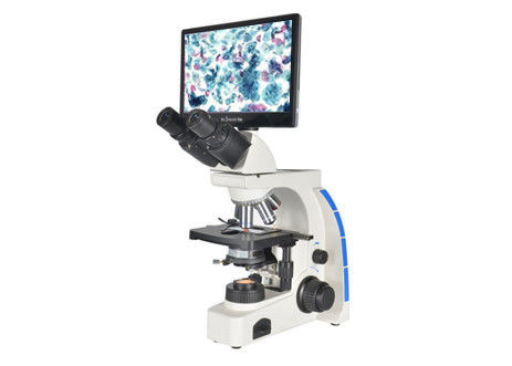 Mikroskop-Digital WF10X 20mm Trinocular biologischer Lcd drahtloser Phasen-Kontrast