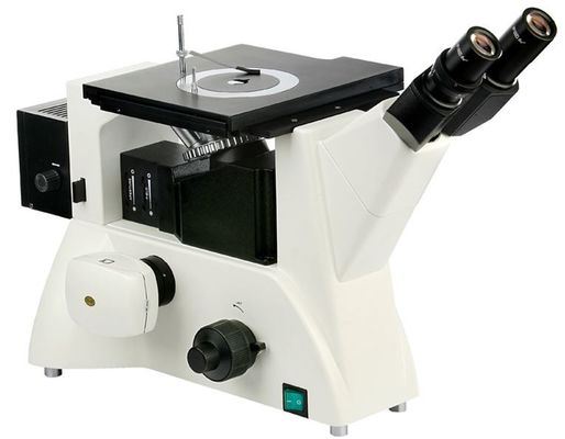 binokulare umgekehrte metallografisches Mikroskop-helle Dunkelfeld-Beobachtung 100X 20X