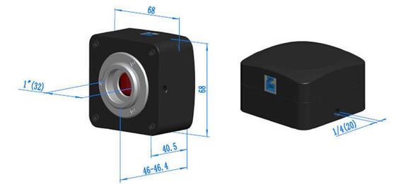 101,2 FPS Cmos USB Hardware-Beschlüsse erstrecken sich der Mikroskop-Kamera-640x480 3M Pixel