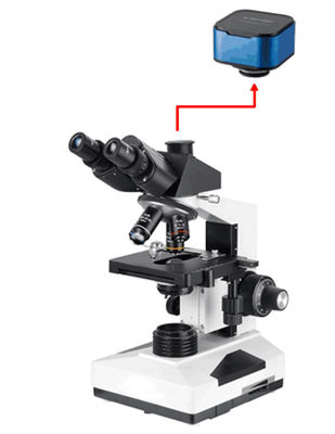 Berufslaborbiologisches Mikroskop 40-1000X Trinocular mit Sony 6.3M Camera