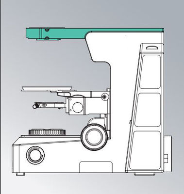 Medizinisches Laborbiologisches Mikroskop Para Celular 180 x 155mm Trinocular weiß